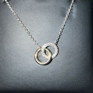 NEVER WORN // John Hardy Silver and Gold Infinity Necklace